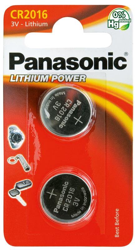 Elementai PANASONIC LITHIUM CR2016 - 2BP (M1516)