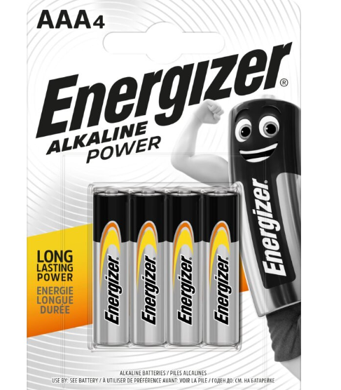 Elementai ENERGIZER Alkaline Power LR03 AAA BL4