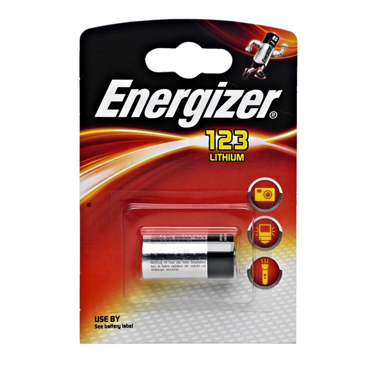 Ličio baterija ENERGIZER CR123A/ENE-BL1, 1 vnt.