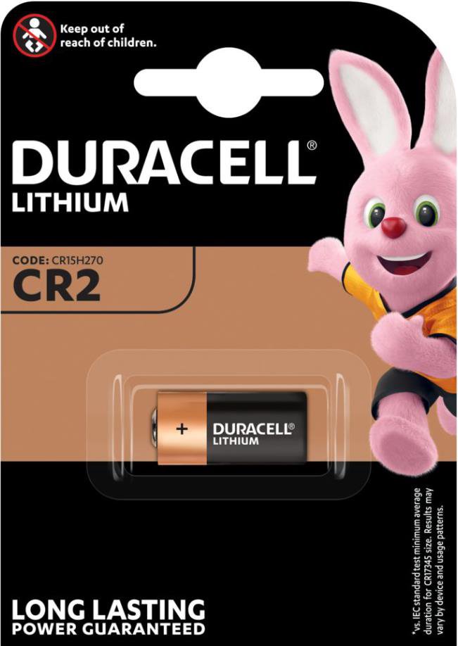 Elementai DURACELL CR2, 1vnt., litis, 3V