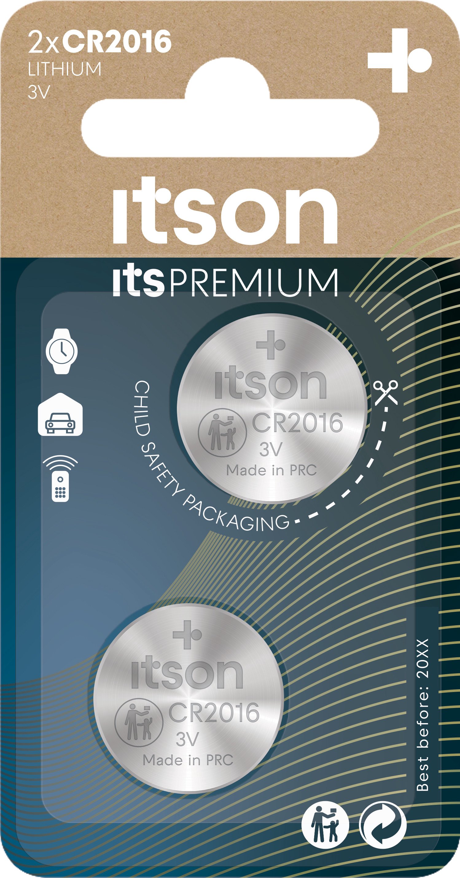 itson itsPREMIUM battery CR2016IT/2BP