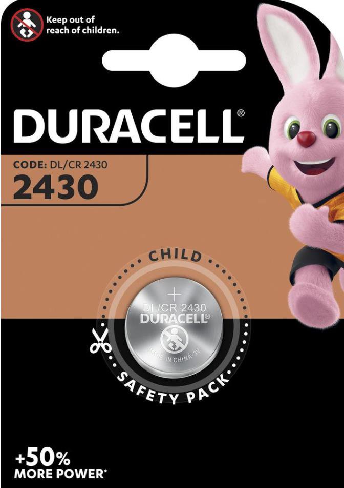 Duracell battery  CR2430/DL2430 3V/1B