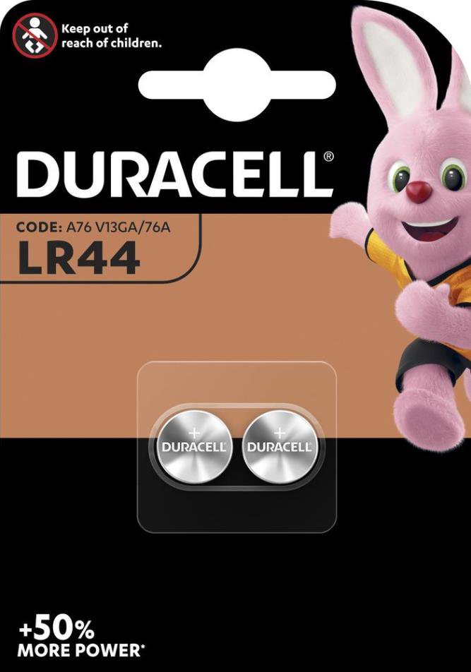 Duracell battery LR44/A76 1,5V/2B