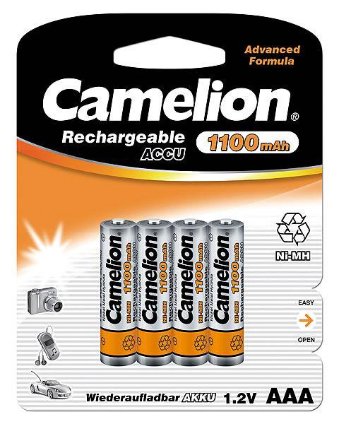 Elementai CAMELION Kraunamos Plus Ni-MH R03,AAA 1100mAh