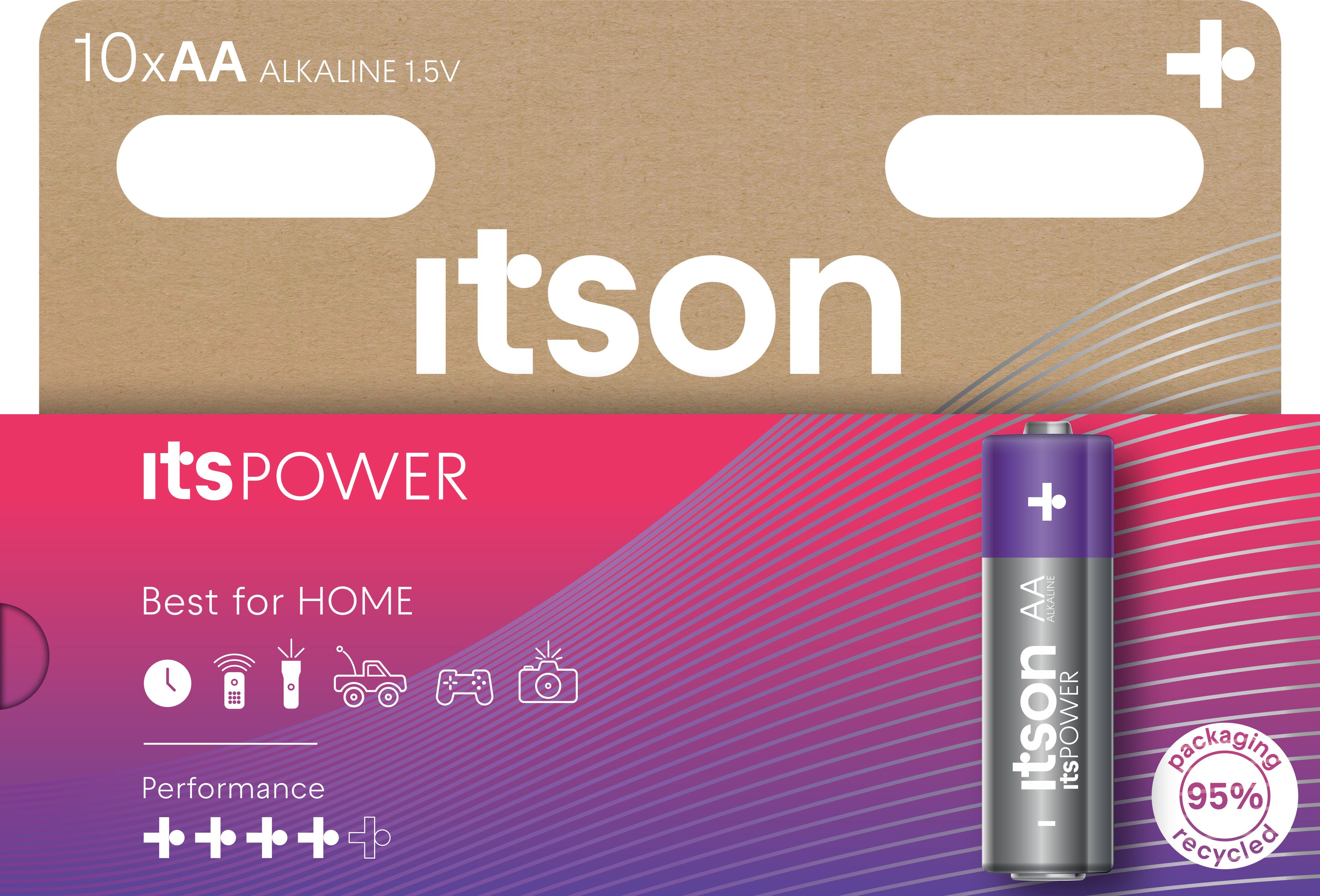 itson itsPOWER battery Alkaline LR6IPO/10HH