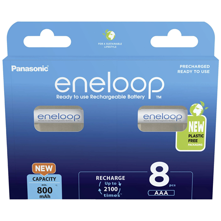 Elementai Panasonic  ENELOOP BK-4MCDE/8BE  AAA  800 mAh  8 pc(s)