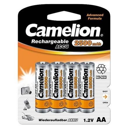 Kraunami elementai CAMELION Ni-MH AA(R06) 2500mAh kraun.