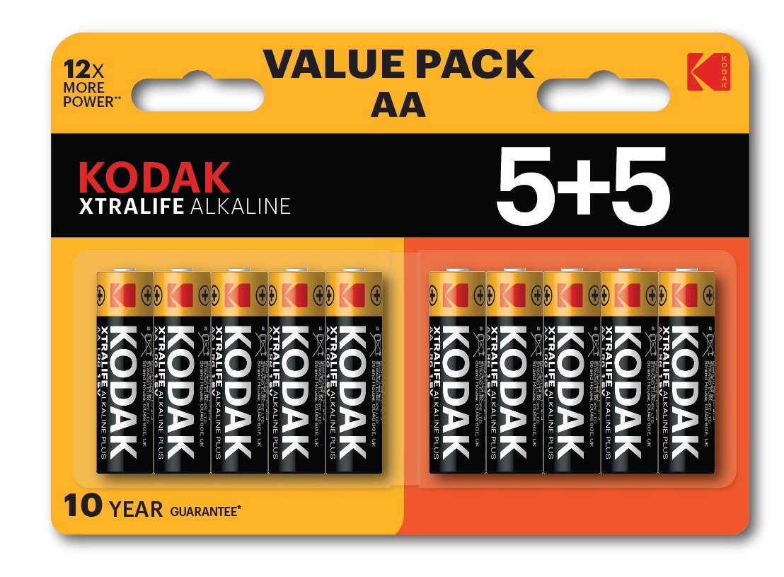 Elementai KODAK XTRALIFE AA,10 (5+5 pack)