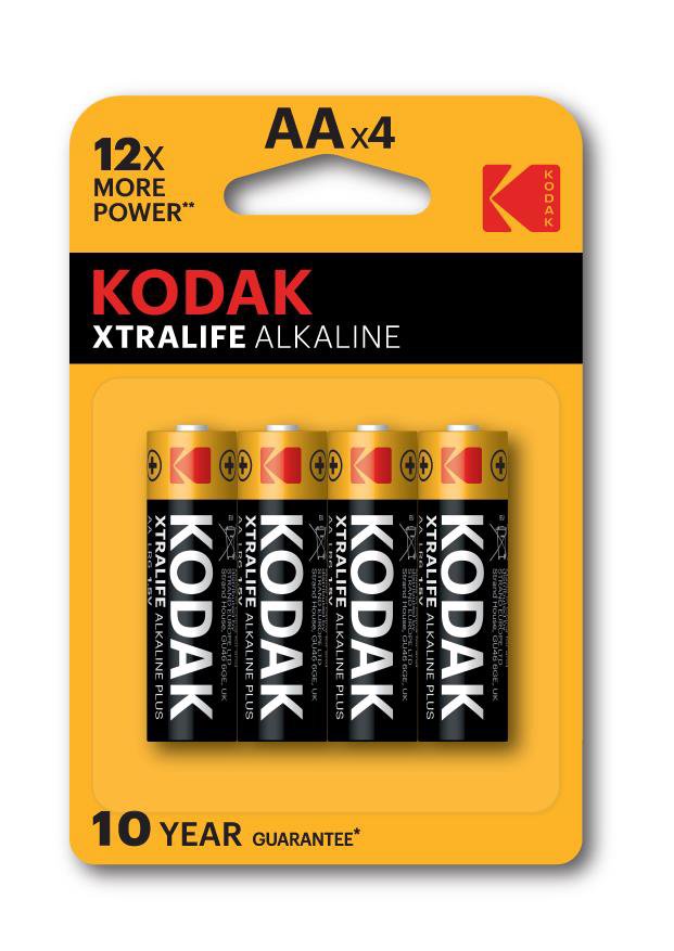 Elementai KODAK XTRALIFE alkaline AA battery (4 pack)