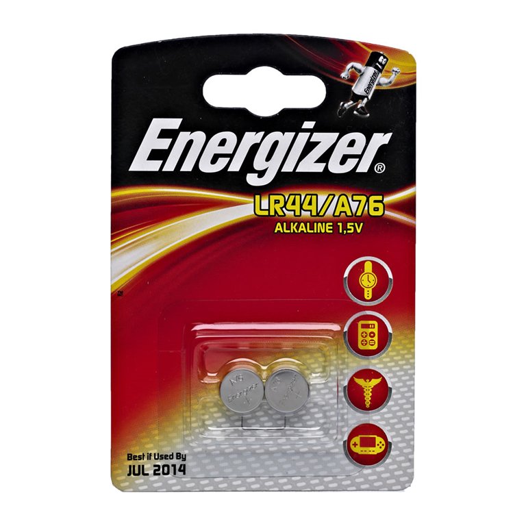 Elementai ENERGIZER Alkaline A76 LR44/ENE/A-BL2, 2 vnt.