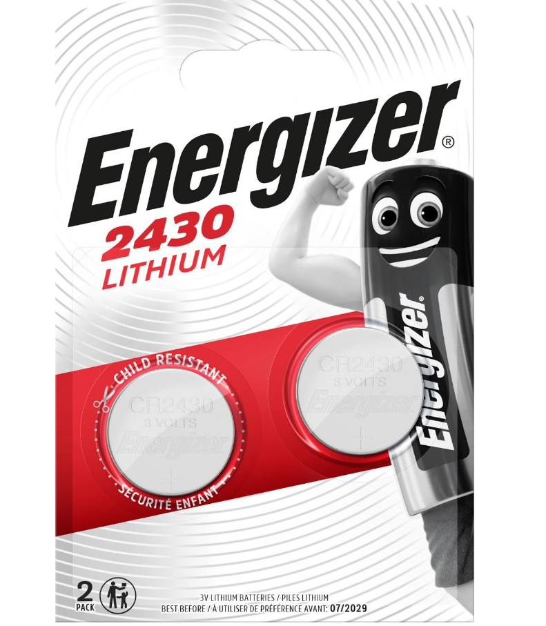 Ličio baterija ENERGIZER CR2430/ENE-BL2, 2 vnt.