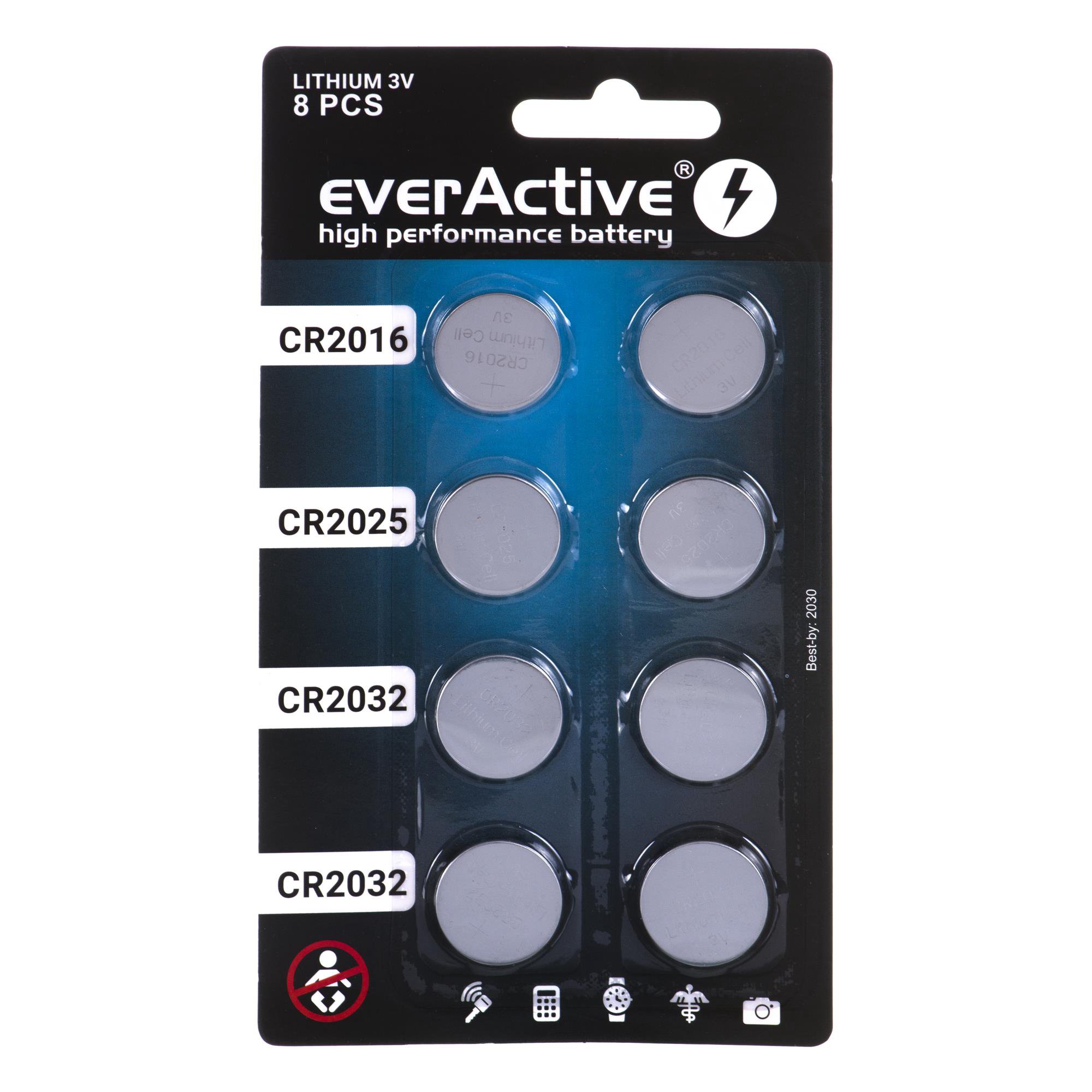 Elementai everActive CRMIX8BL (4xCR2032, 2xCR2025, 2xCR2016)