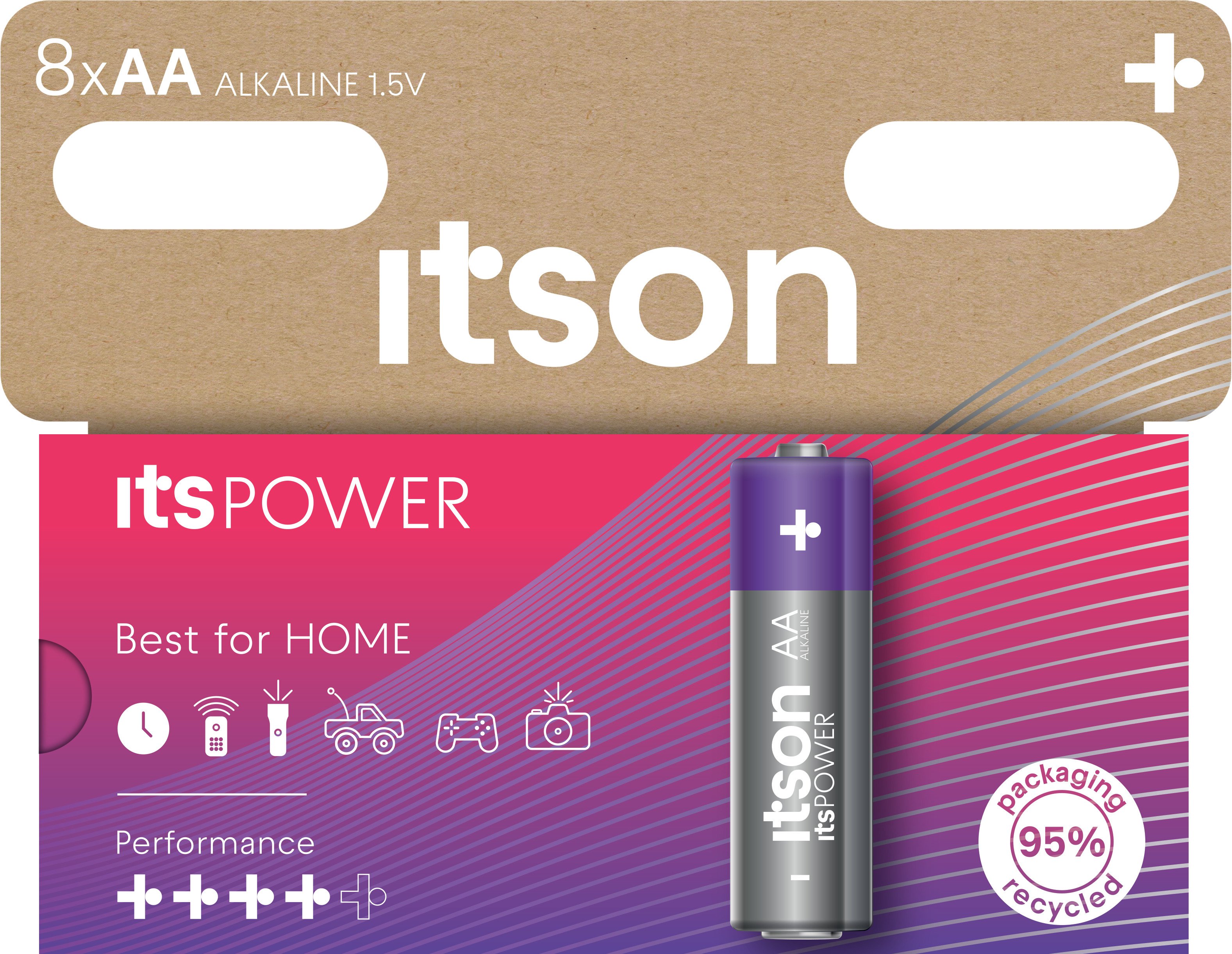 itson itsPOWER battery Alkaline LR6IPO/8HH