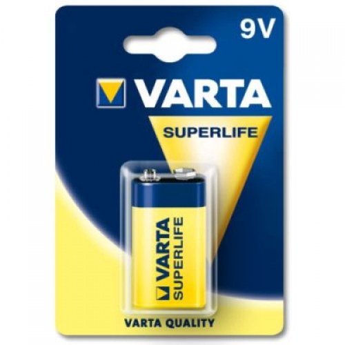 Elementai VARTA 9V, 1 vnt. / Superlife, "krona" ( 2022)