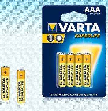 Elementai VARTA R3(AAA), 4 vnt. / Superlife  ( 2003)