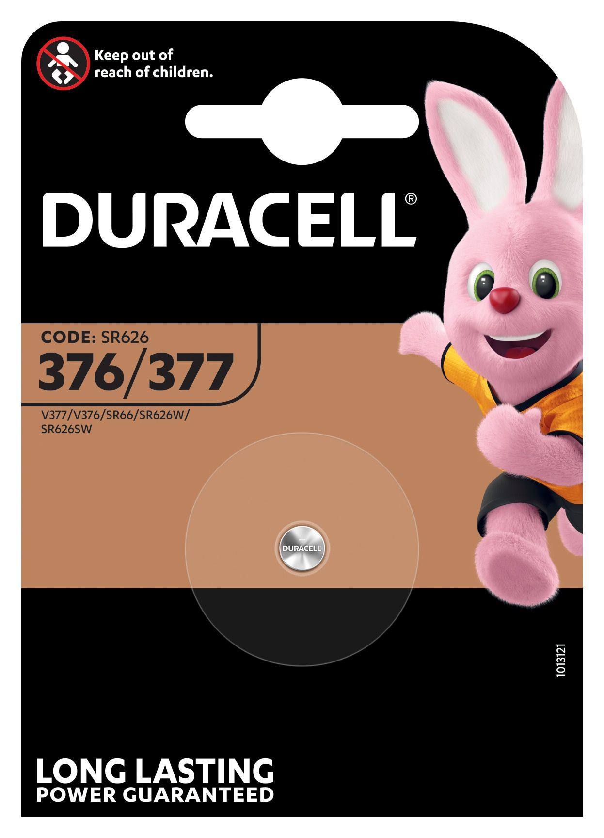 Elementai DURACELL 377, 1vnt