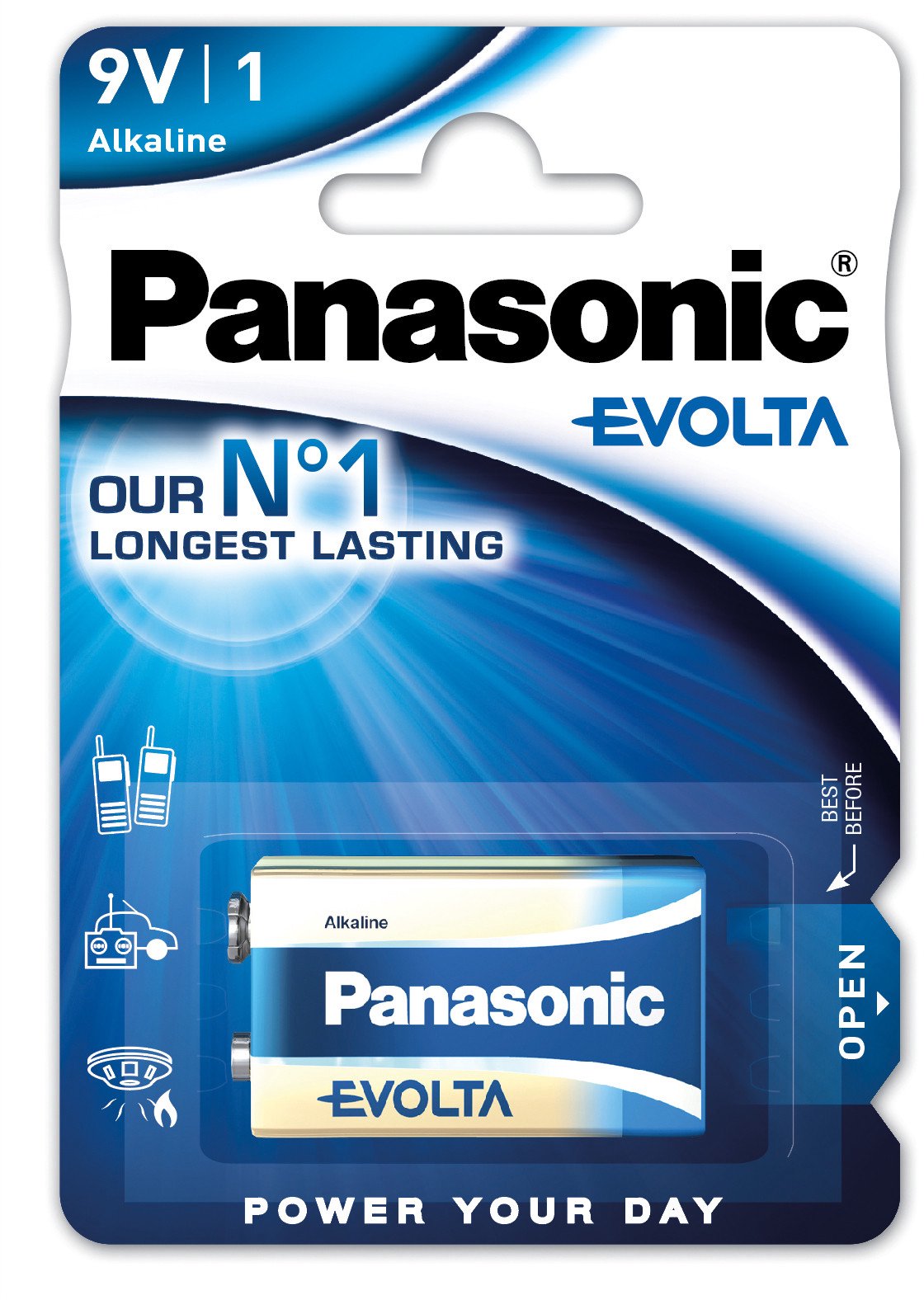 Elementai Panasonic Batteries 6LR61EGE/1B