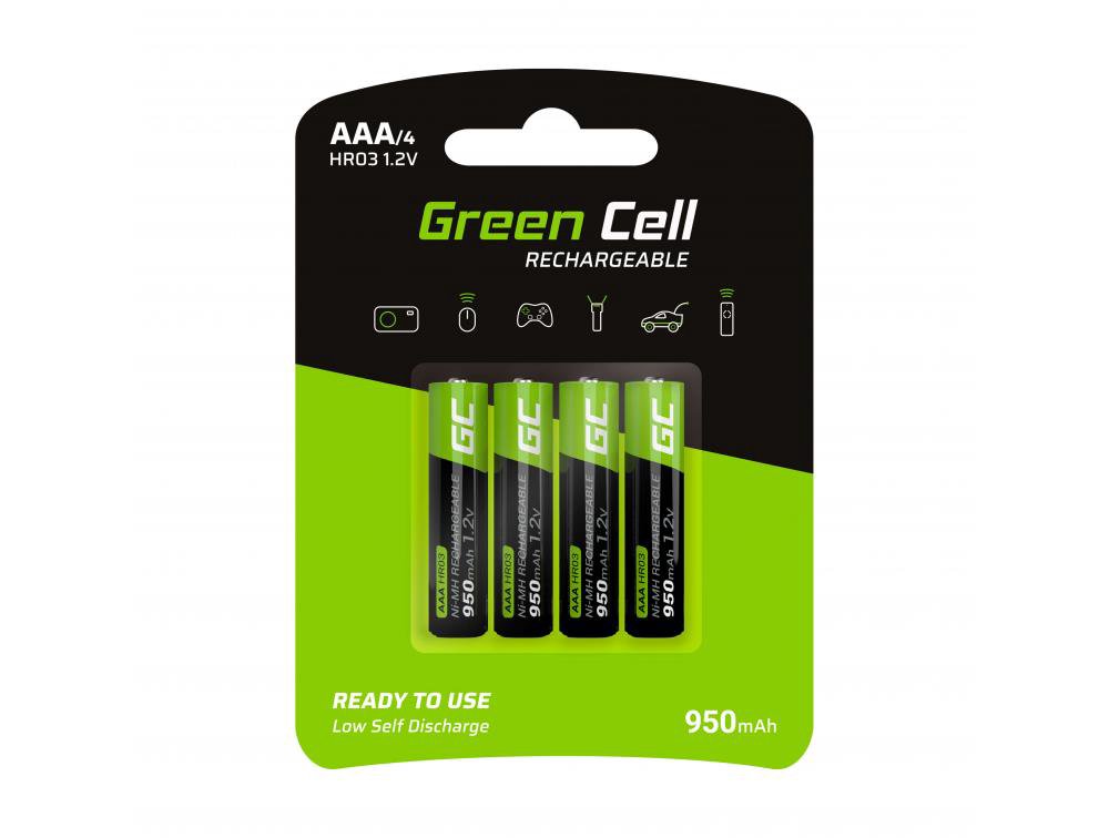 Green Cell Greencell AAA / R03 950mAh battery 4 pcs.