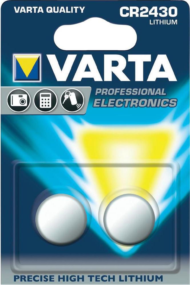 Varta Battery Electronics CR2430 300mAh 2 pcs.
