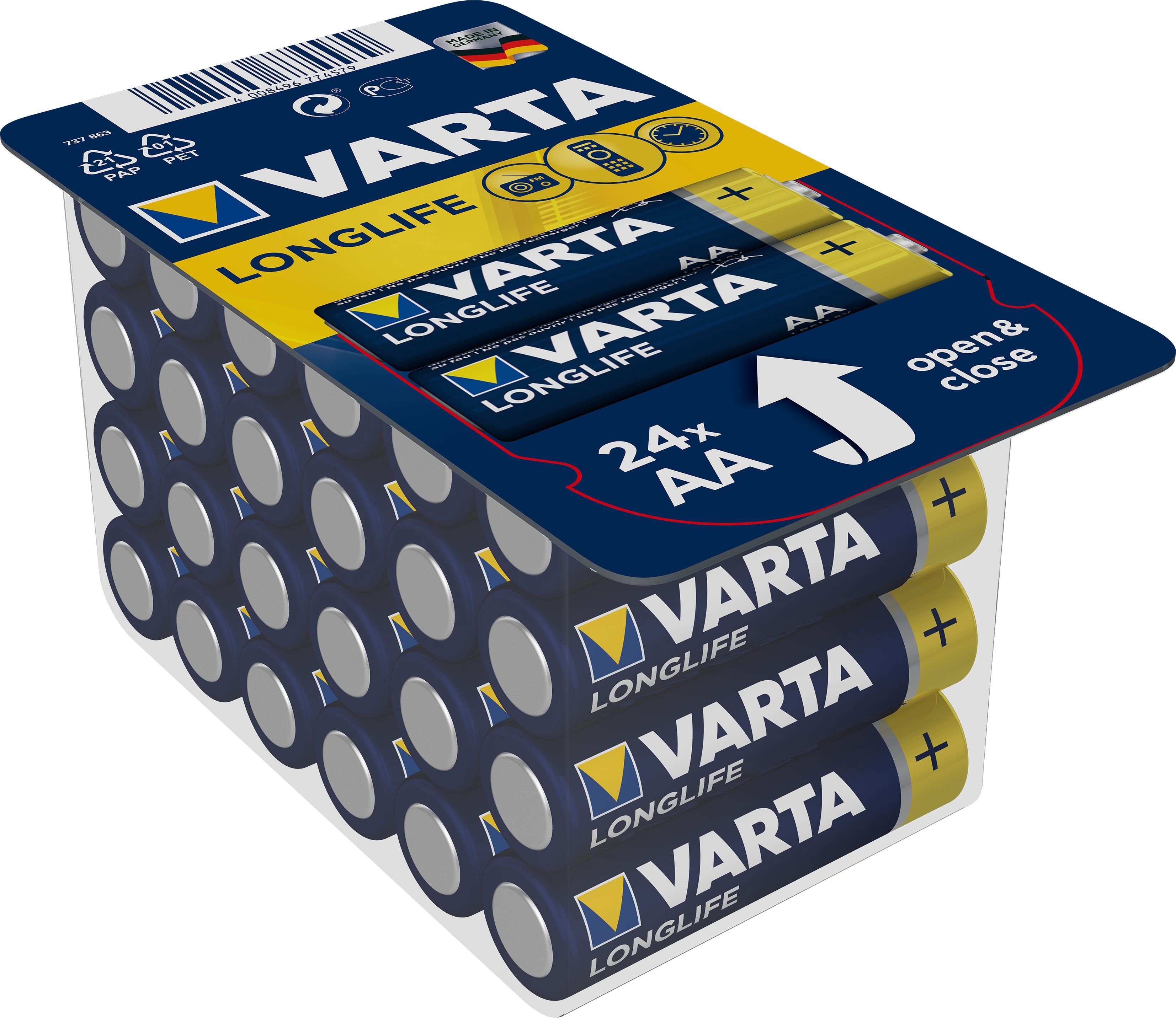 Varta LongLife battery AA / R6 24 pcs.