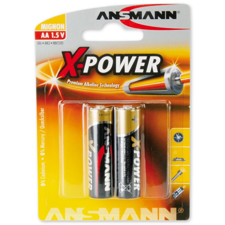 Elementai ANSMANN LR6(AA), 2 vnt. / X-Power, alkaline