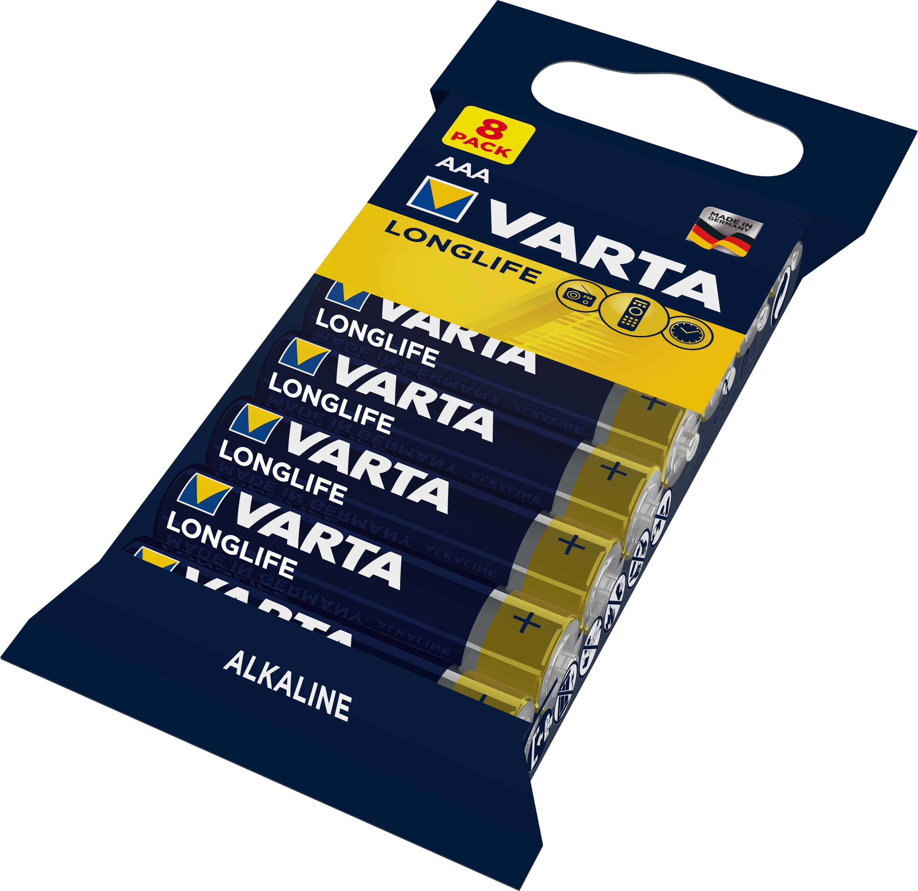 Varta LongLife battery AAA / R03 8 pcs.