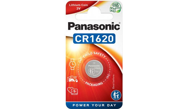 Elementai PANASONIC LITHIUM CR1620 - 1BP (M1562)