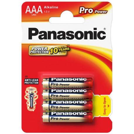 Baterijos Panasonic PRO Power LR03 - 4BP 4xAAA 1,5V LR03PPG/4BP