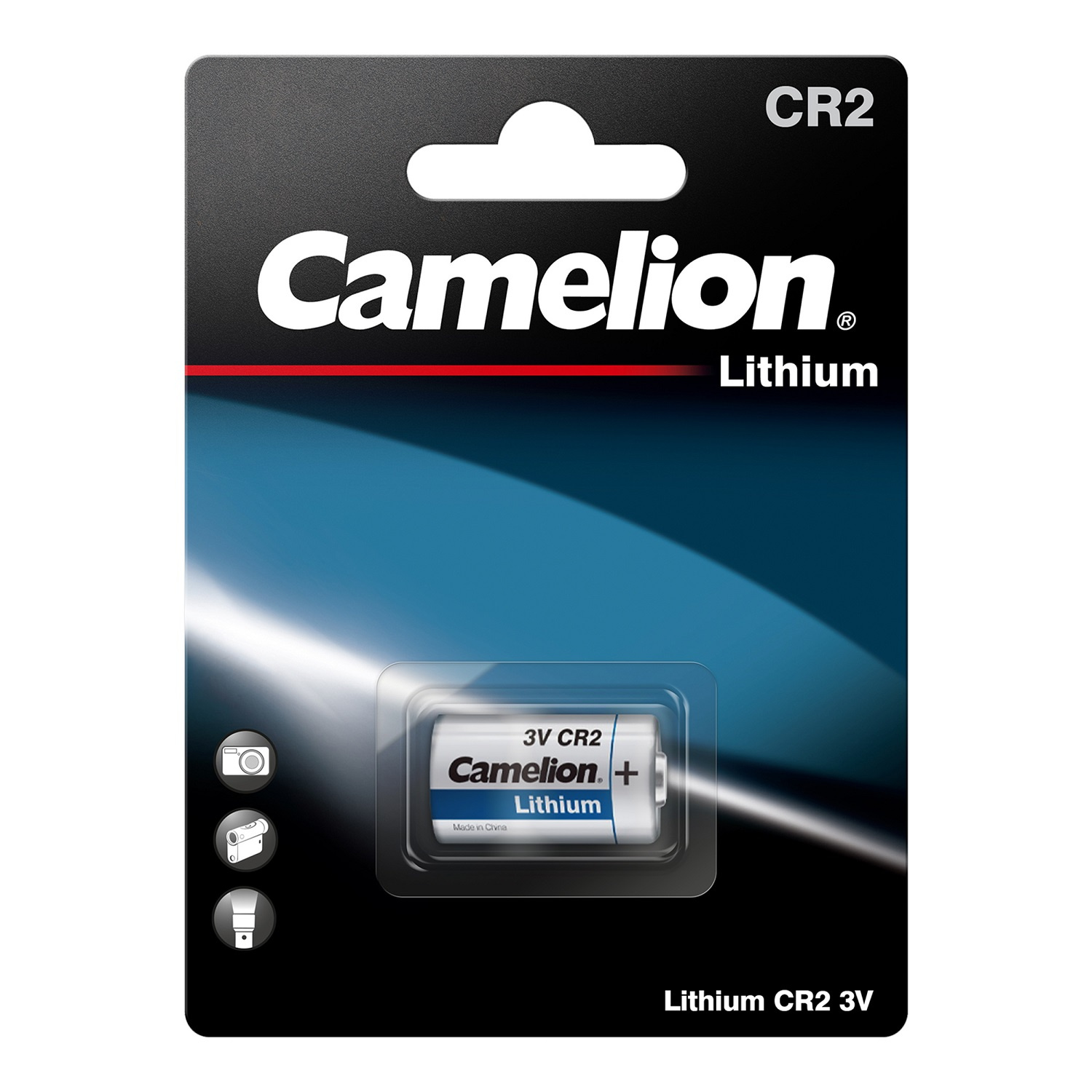 Barterijos Camelion CR2-BP1R CR2, 850 mAh, Lithium, 1 vnt