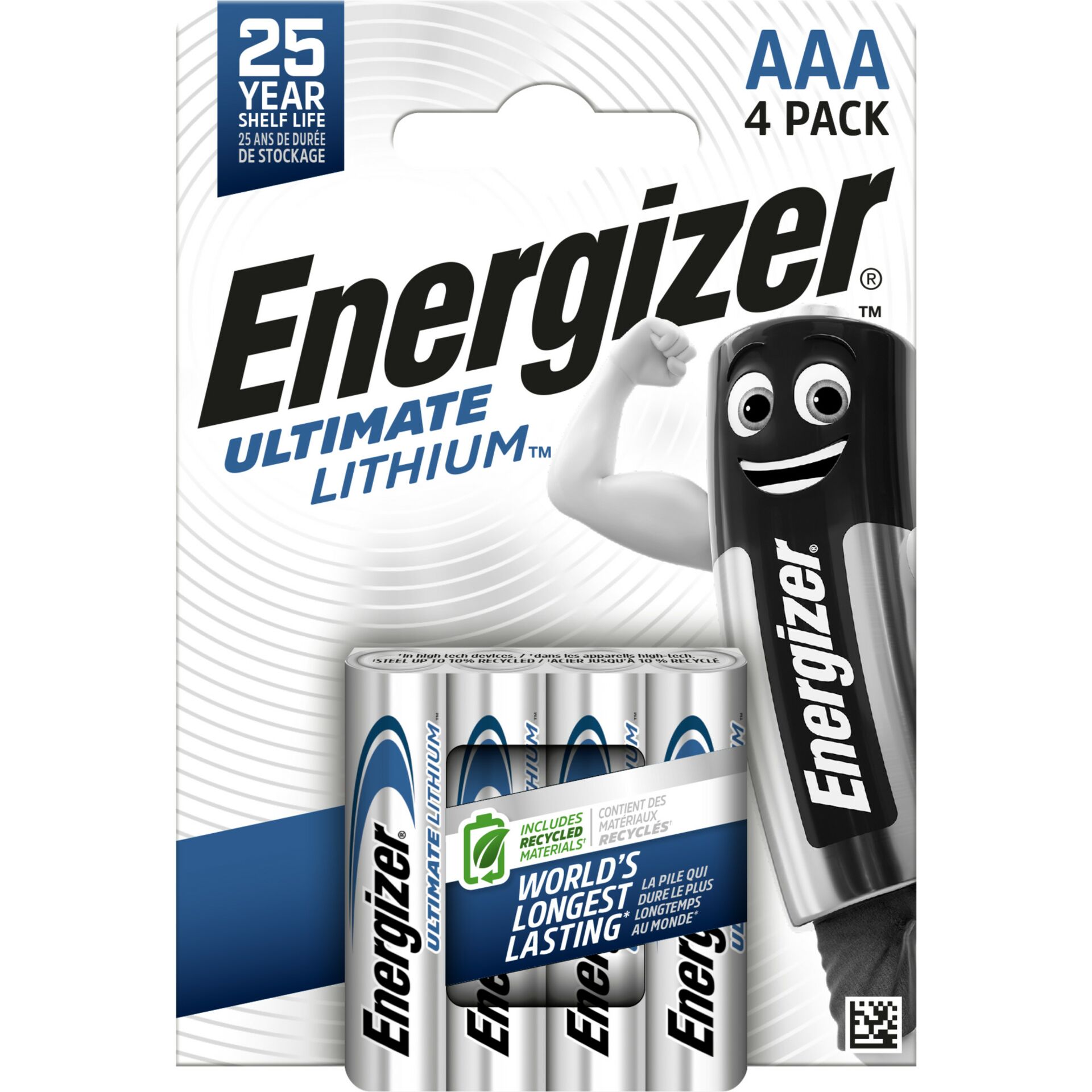 Ličio baterija FR03 (AAA) 1.5V 1250mAh ENERGIZER L92 (4vnt pakuotėje)