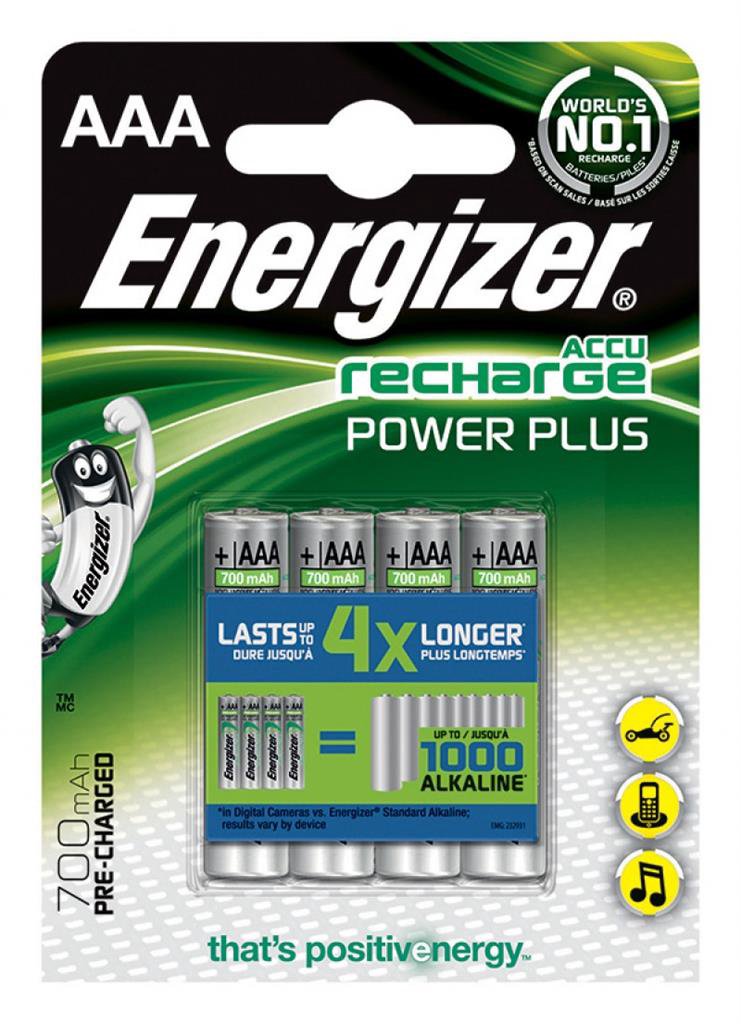 Energizer Power Plus Battery AAA / R03 700mAh 4 pcs.