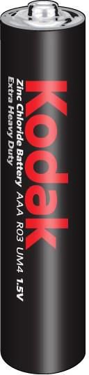 Kodak Extra Heavy Duty battery AAA / R03 450mAh 4 pcs.