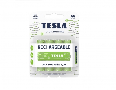 Baterijos Tesla AA Rechargeable+ HR06 2400 mAh 4 vnt. 16/099137209