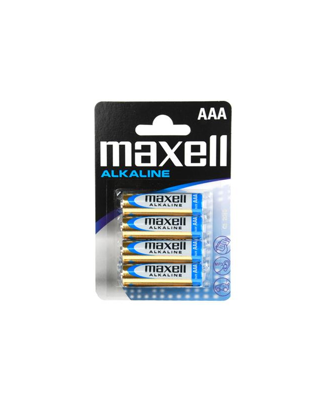 MAXELL BATTERY AAA 4 PCS