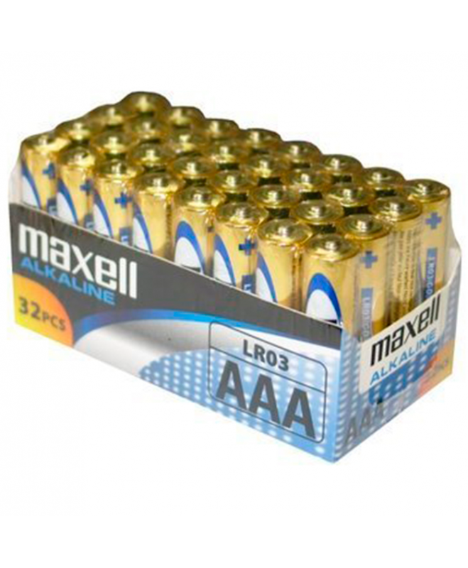 MAXELL BATTERY AAA LR03 PACK*32 UDS