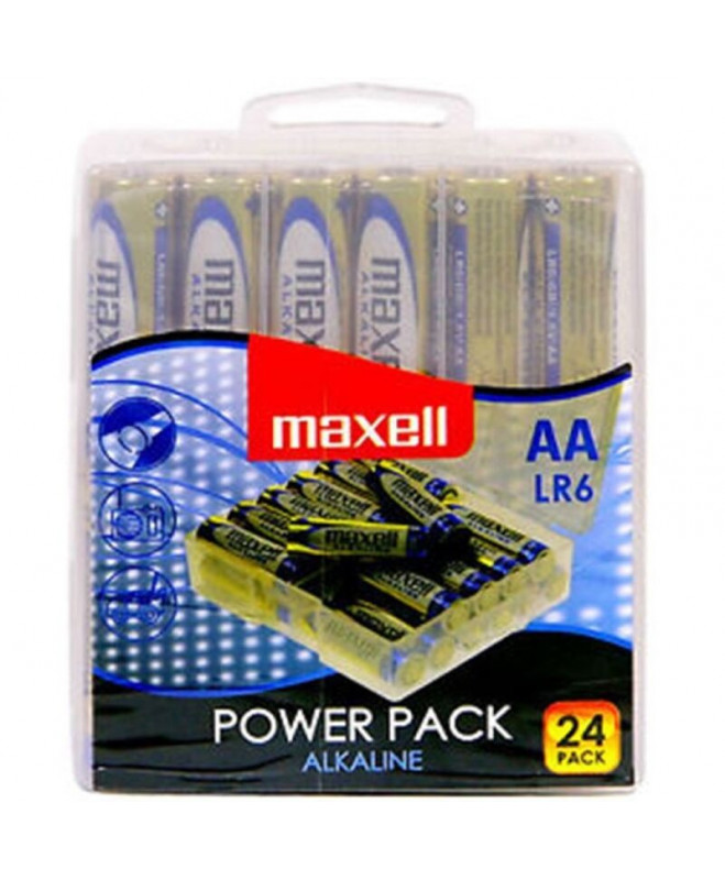 MAXELL ALKALINE BATTERY AA LR6 PACK * 24