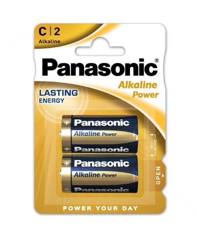 PANASONIC BRONZE BATTERY C LR14 2 UNITS