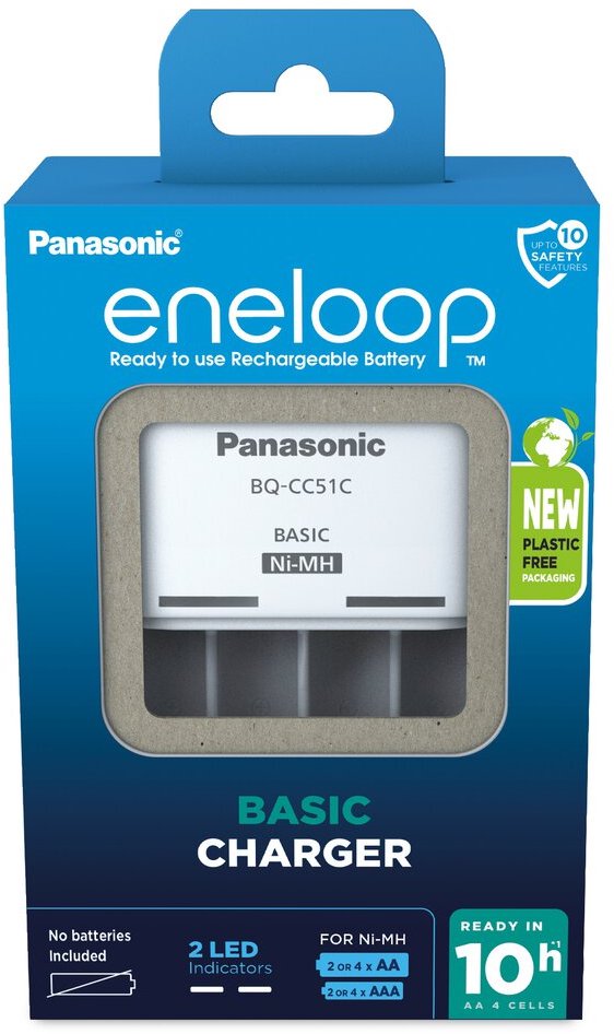 Elementų kroviklis PANASONIC ENELOOP BQ-CC51E, 10 val