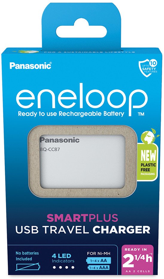 Kroviklis Panasonic ENELOOP BQ-CC87USB Powerbank, 2.25 val BOOM