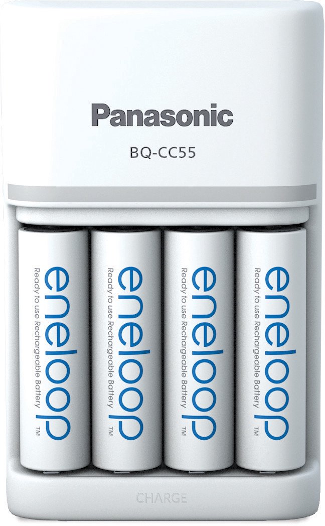 Elementų kroviklis Panasonic BQ-CC55 + 4x2000mAh