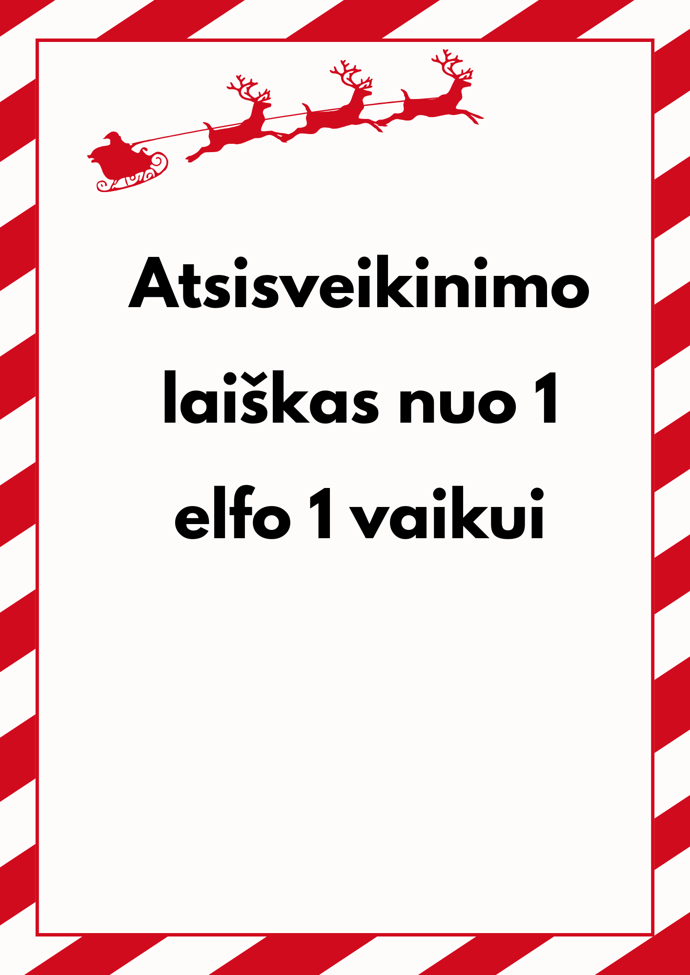 Elfytės sugrįžimo laiškas, kai atsiveda daugiau elfių/elfų