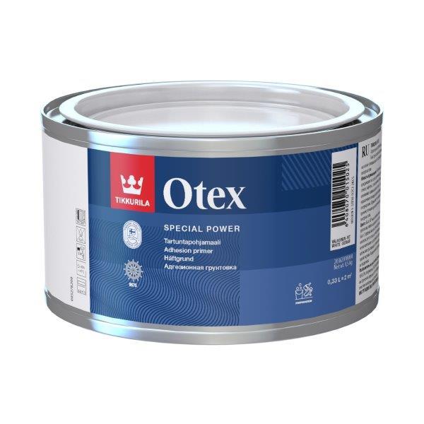 Greitai džiūstantis adhezinis gruntas TIKKURILA OTEX, visiškai matinis, baltos sp., AP bazė, 330 ml