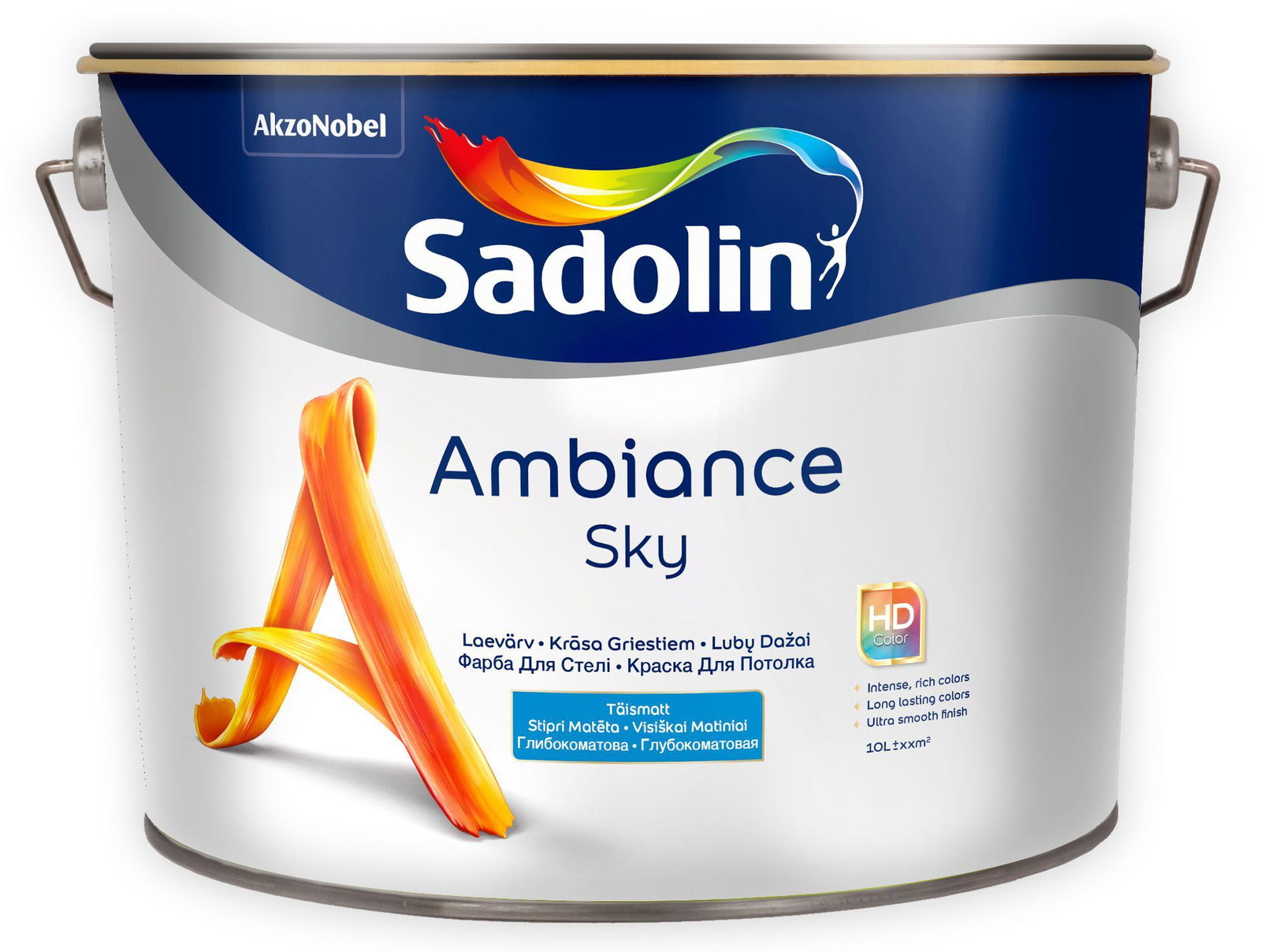 Lubų dažai SADOLIN AMBIANCE SKY, baltos sp., visiškai matiniai, 10 l