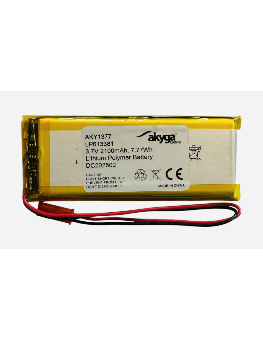 Li-polimer (613381) 2100mAh