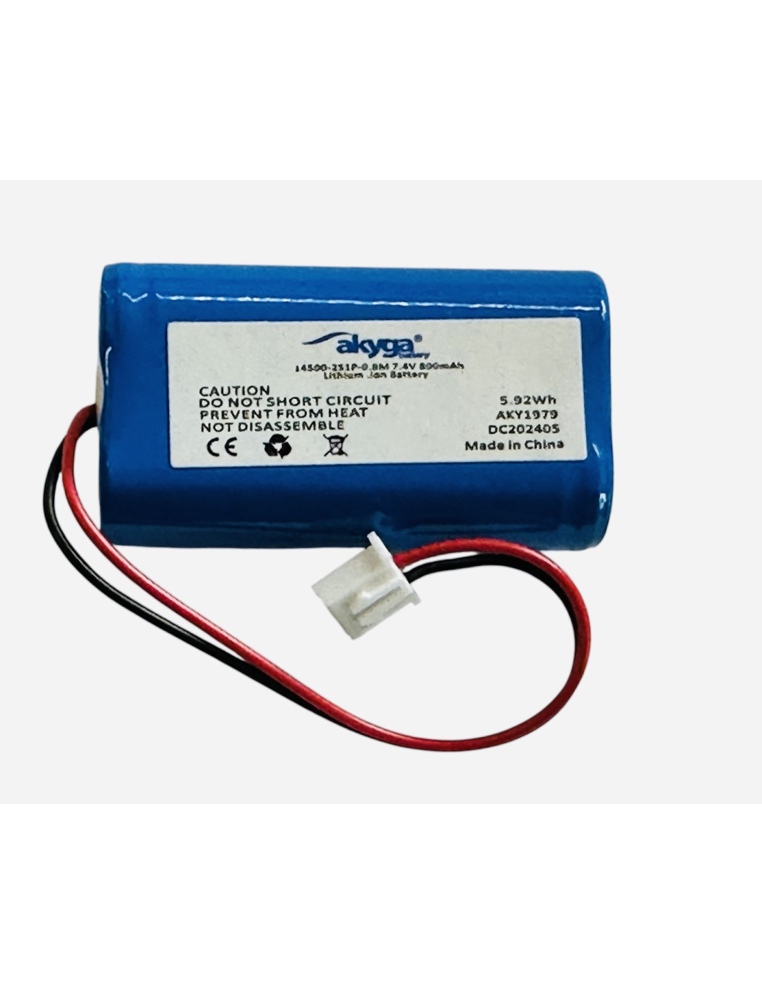 Akyga baterija 14500-2S1P 7,4V