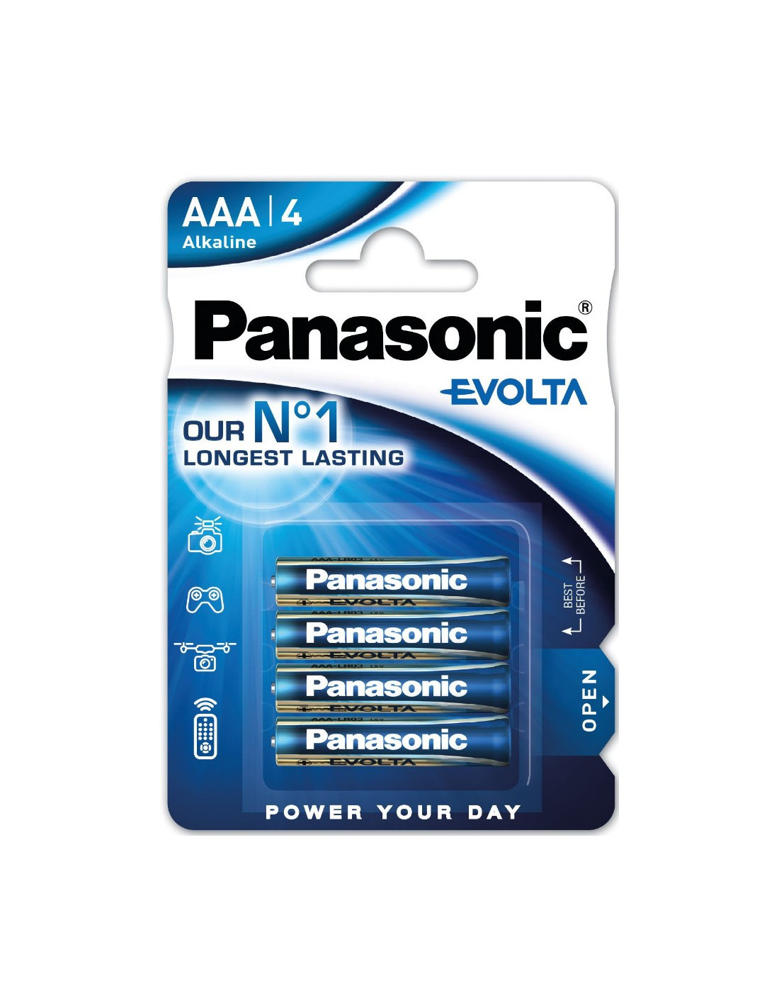 Panasonic baterija Evolta LR3  (4vnt)