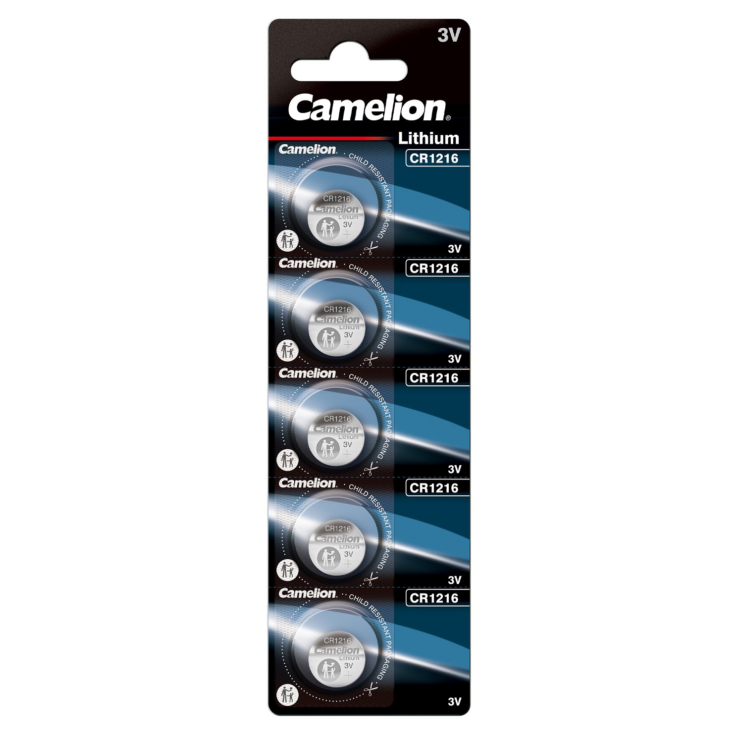 Ličio baterija Camelion CR1216 DL1216 BR1216 3V B5 5szt.