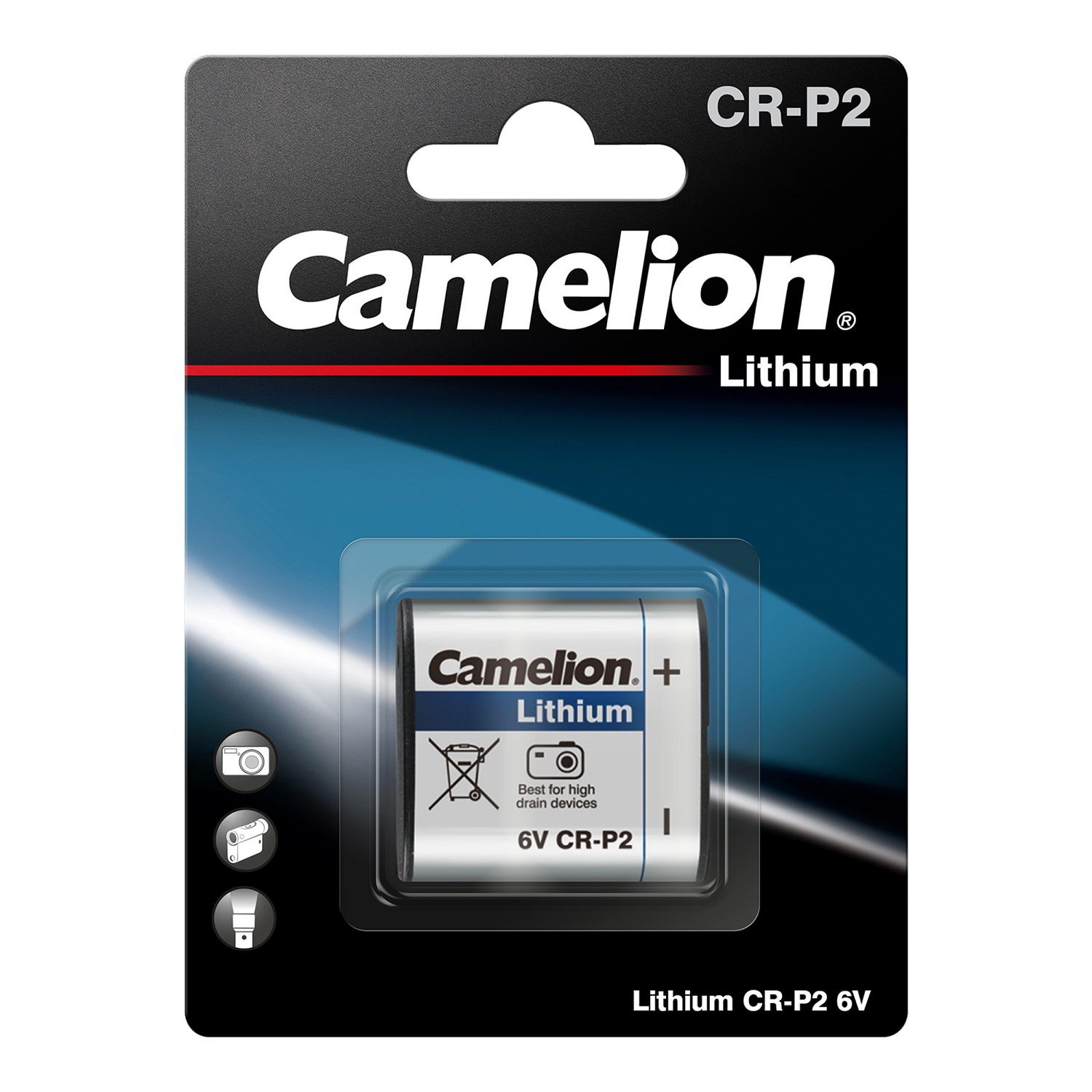Camelion CR-P2 6V 1400 mAh ličio baterija - CRP2, 223, EL223AP, CR-P2