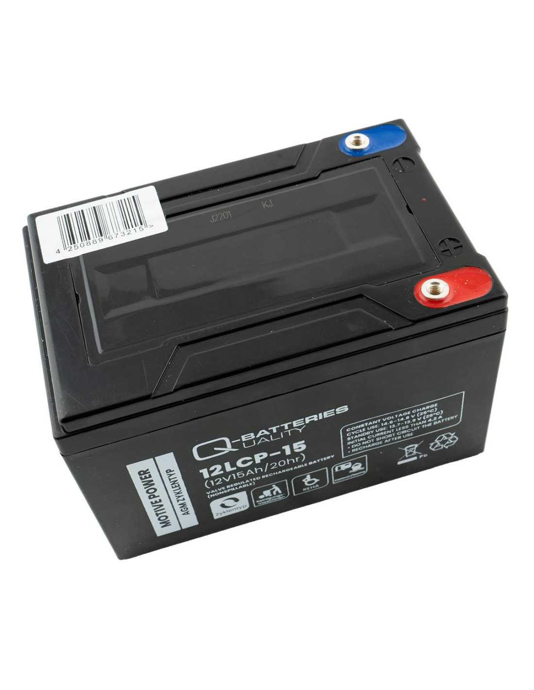 Q-Batteries AGM 12LCP-12 12V 15Ah