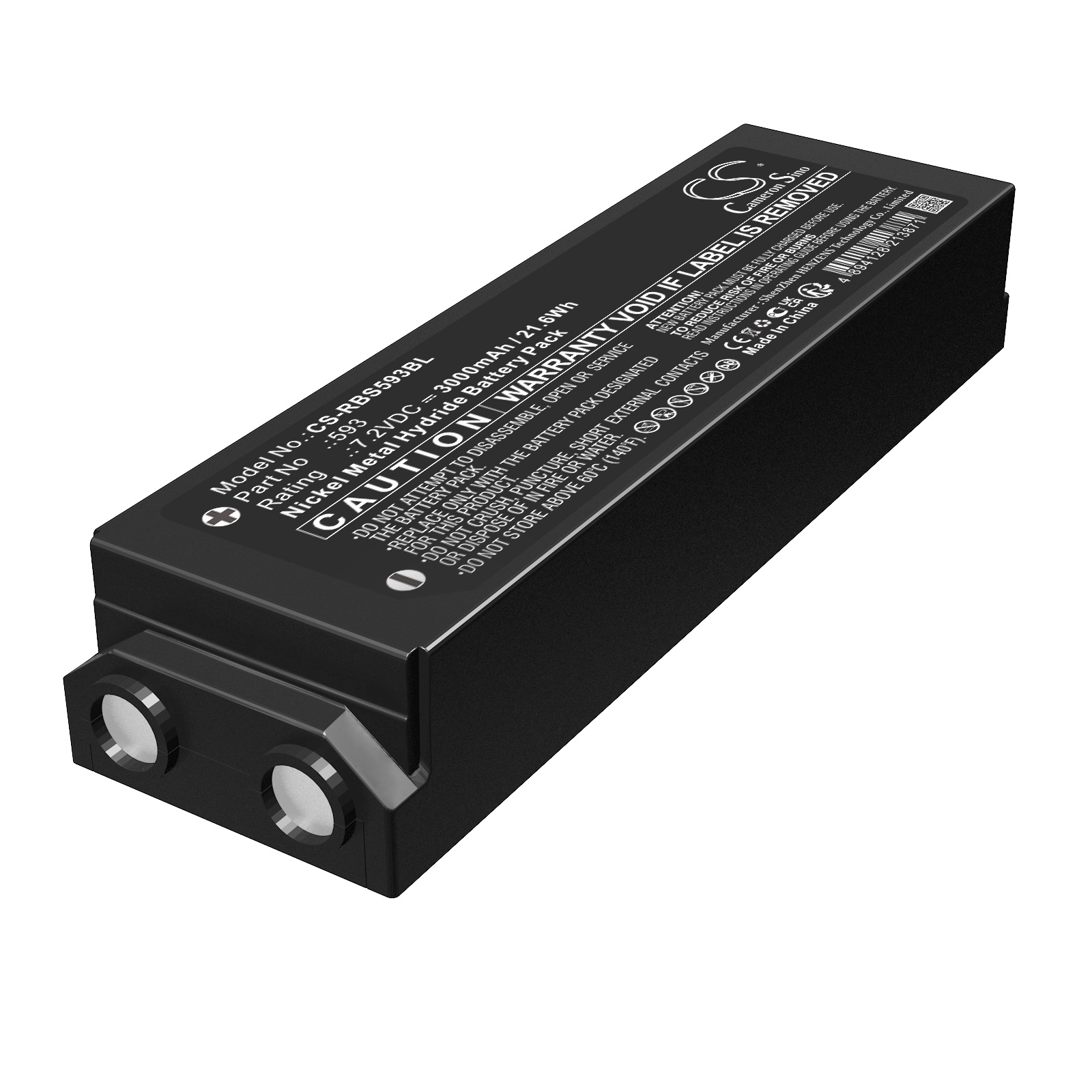 Scanreco baterija 16131 17162 593 592 590 960 GP222101 RSC7220 593 GP211501 YT231018 98384265 8991163 7,2 V 3000 mAh NiMh